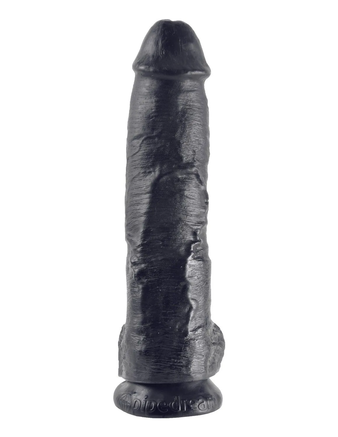 10' Cock With Balls Black Dildo Z Jądrami Czarne 25 Cm King Cock