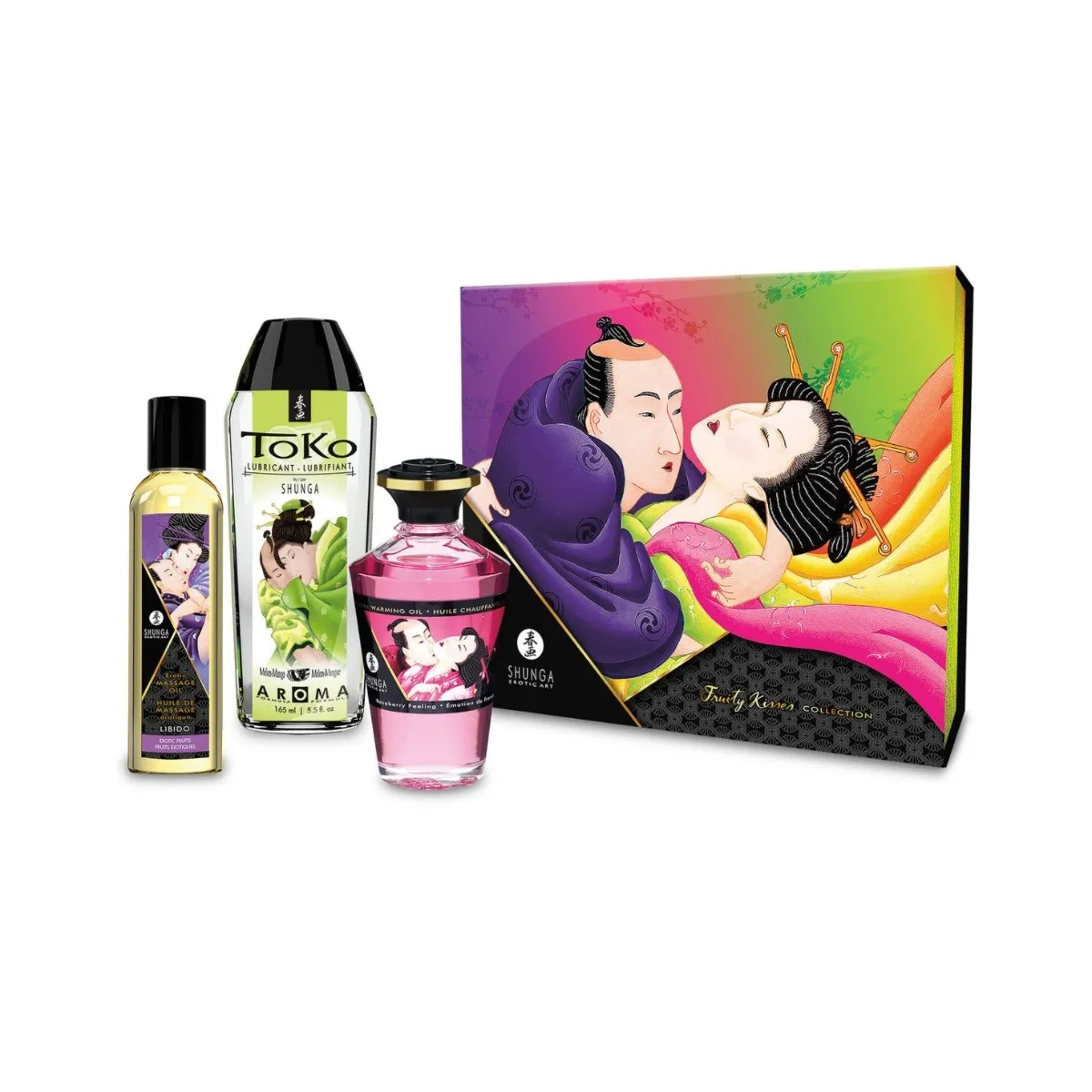 Zestaw Olejków Do Masażu Fruity Kisses Collection Shunga