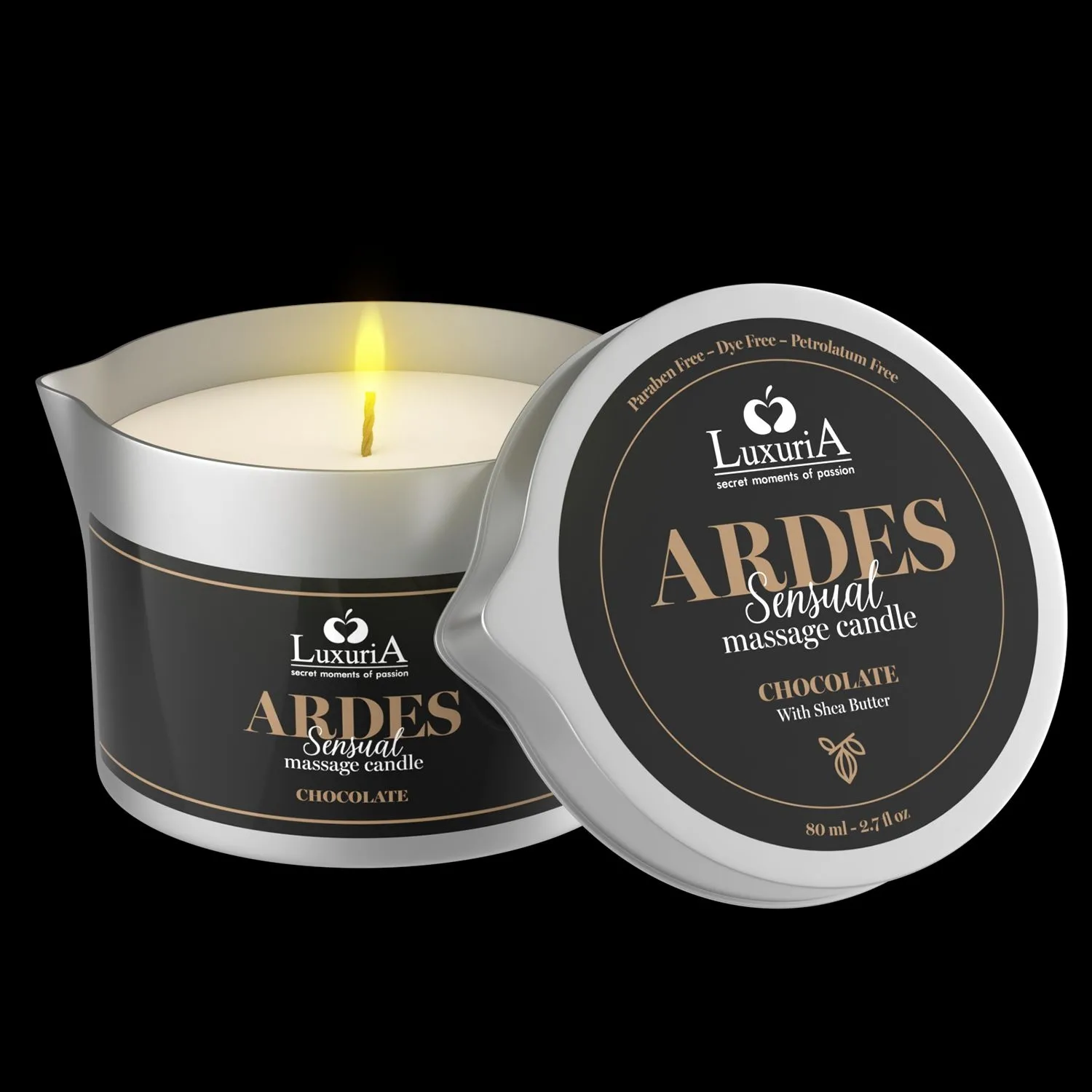 Świeca Luxuria Ardes Massage Candle Chocolate 80Ml IntimateLine