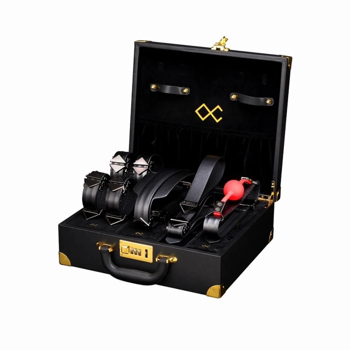 Zestaw Bondage Moonlight Treasure Chest Set Black LOCKINK