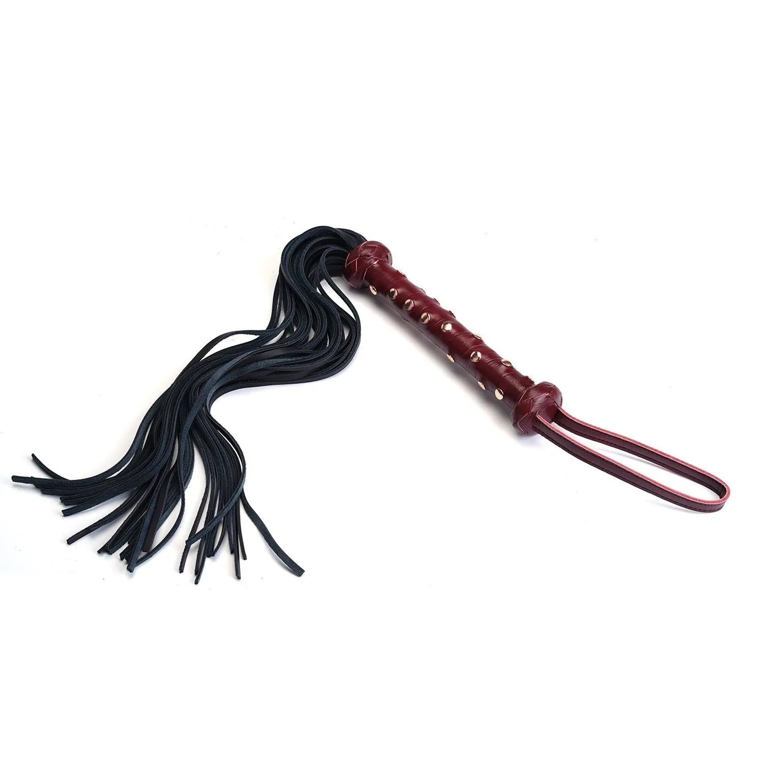 Pejcz Wine Red Deluxe Cow Leather Heavy Flogger Liebe Seele