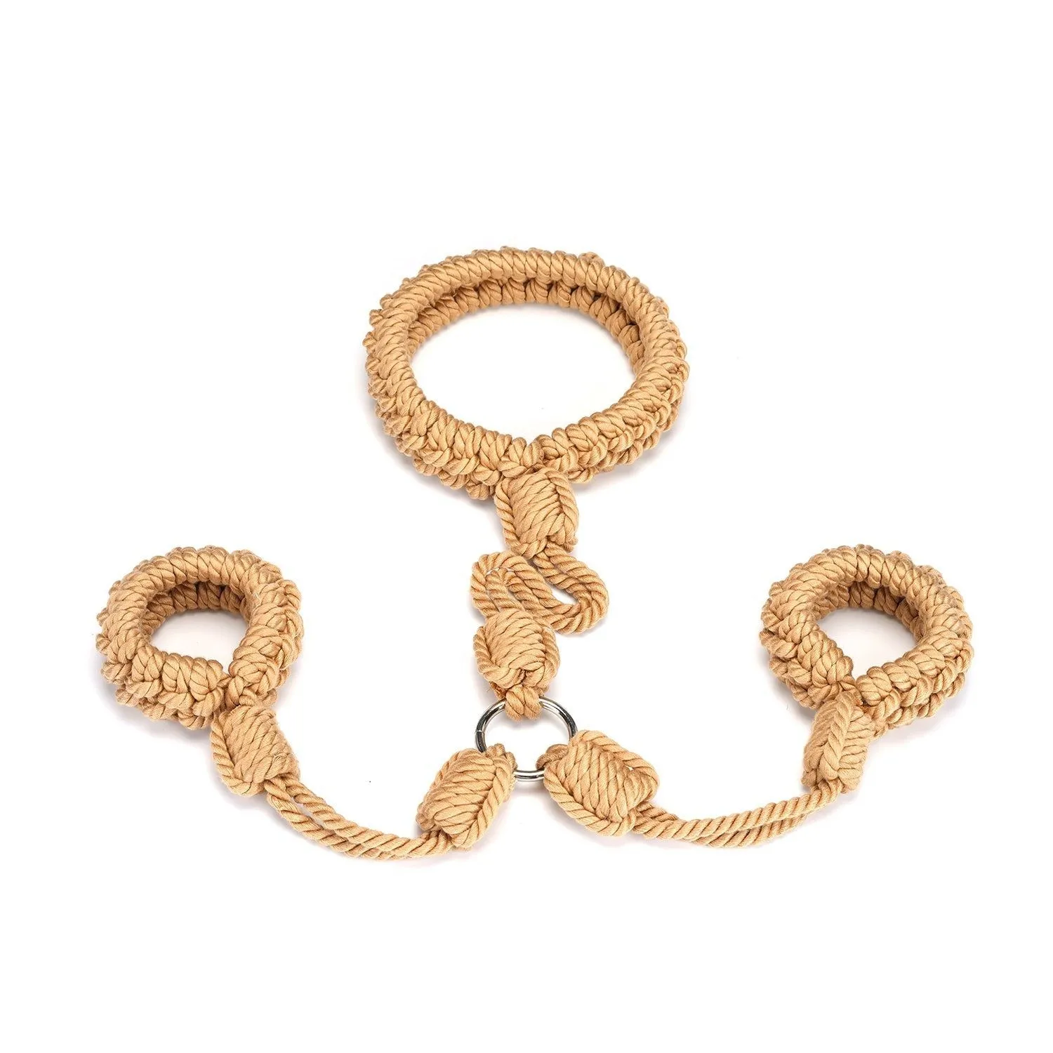 Bound You Ii Rope Collar & Wrist Cuffs Back Restraint Liebe Seele