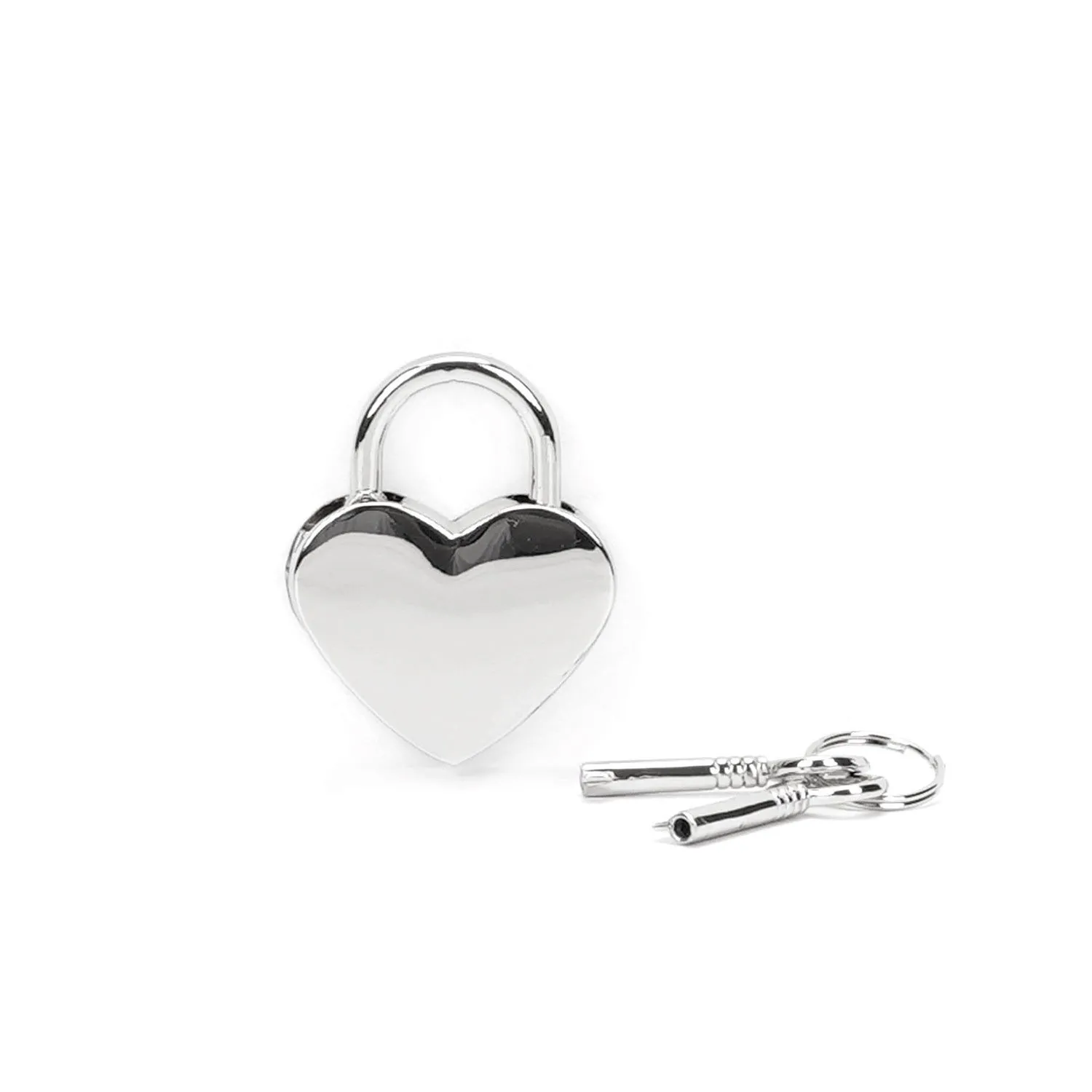 Kłódka Silver Heart Shape Padlock (2Pcs A Set) Liebe Seele