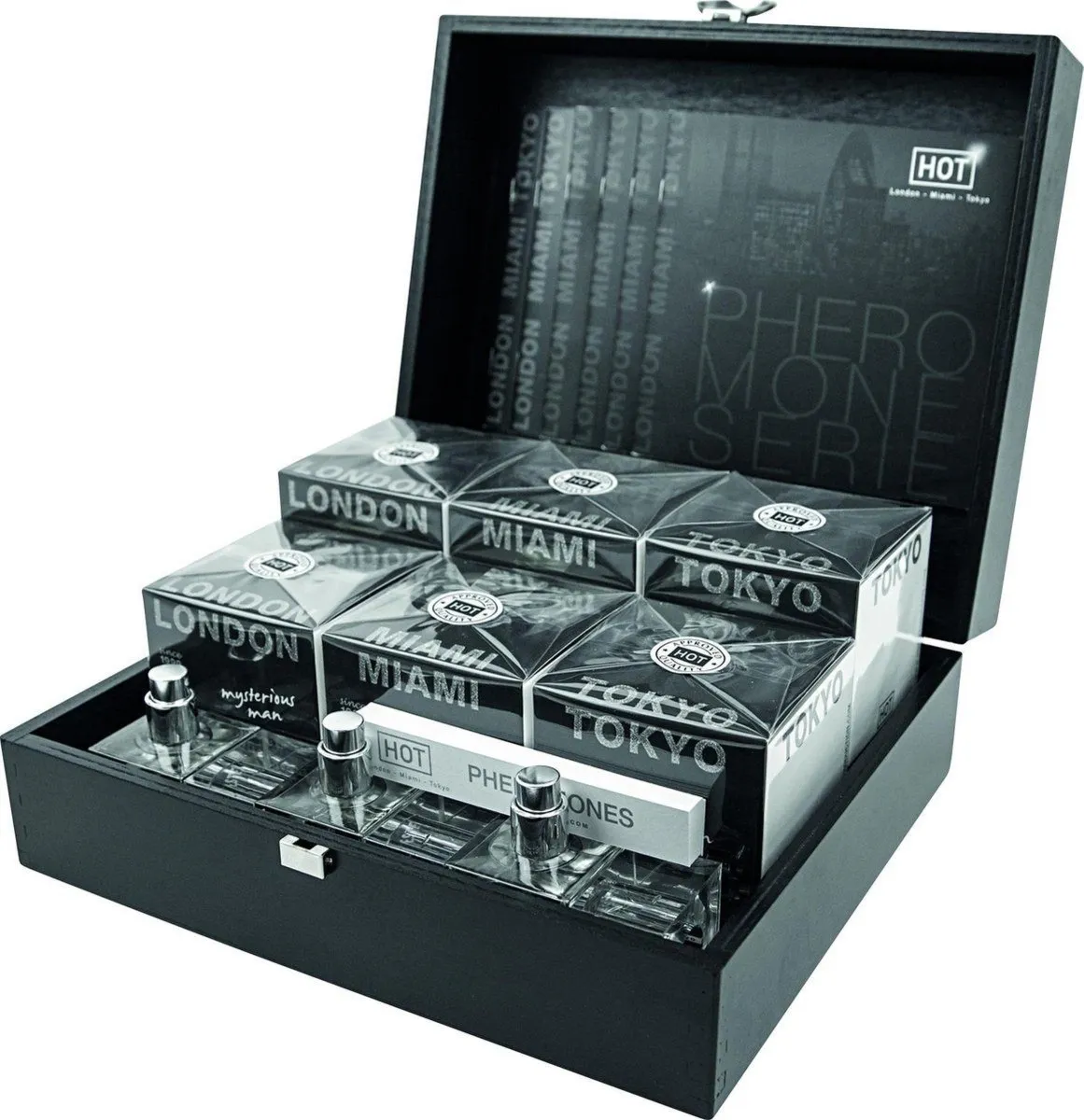 Zestaw dla mężczyzn Pheromone Perfume man 6x30 ml Wood box HOT