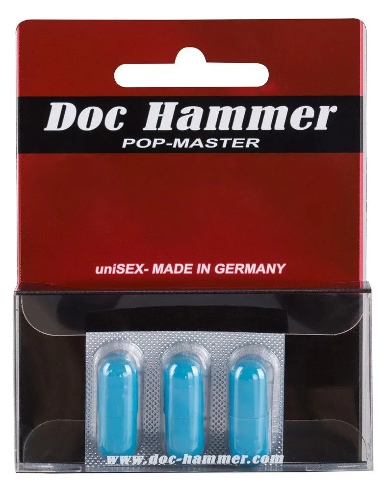 Doc Hammer Pop-Master – unisex suplement diety Made in Germany 3 caps. | 100% ORYGINAŁ| DYSKRETNA PRZESYŁKA