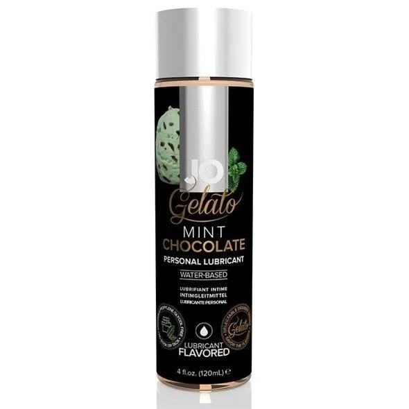 Lubrykant Jadalny O Smaku Lodów Miętowo-Czekoladowych Gelato Mint Chocolate Lubricant Water-Based 30ml System JO