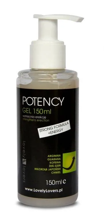 Potency Gel Żel Na Potencję 150 Ml Lovely Lovers | 100% ORYGINAŁ| DYSKRETNA PRZESYŁKA