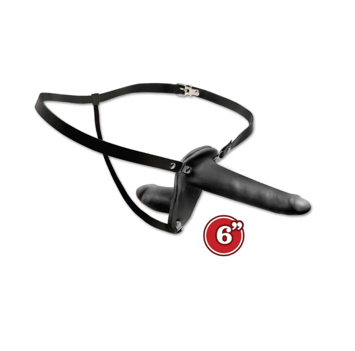 Uprząż Fetish Fantasy Series Double Penetrix Strap-On Black Pipedream | 100% ORYGINAŁ| DYSKRETNA PRZESYŁKA