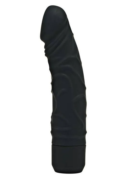 Klasyczny Silikonowy Wibrator 20cm Czarny | 100% ORYGINAŁ| DYSKRETNA PRZESYŁKA