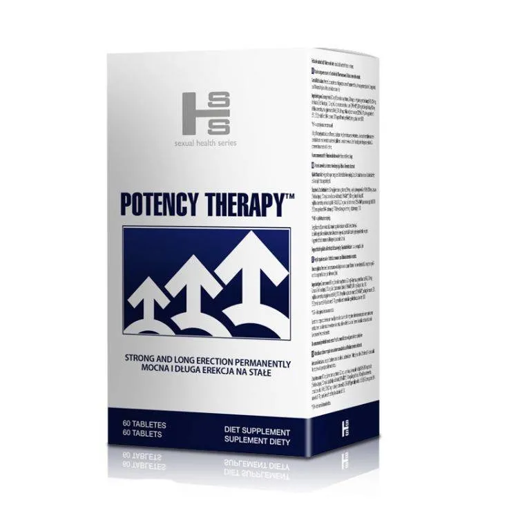 Potency Therapy Suplement Wzmacniający Erekcję 60Tabletek SHS | 100% ORYGINAŁ| DYSKRETNA PRZESYŁKA