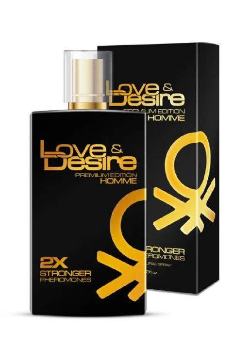 Perfumy Z Feromonami Męskimi Love&Desire Gold Homme 100Ml SHS | 100% ORYGINAŁ| DYSKRETNA PRZESYŁKA