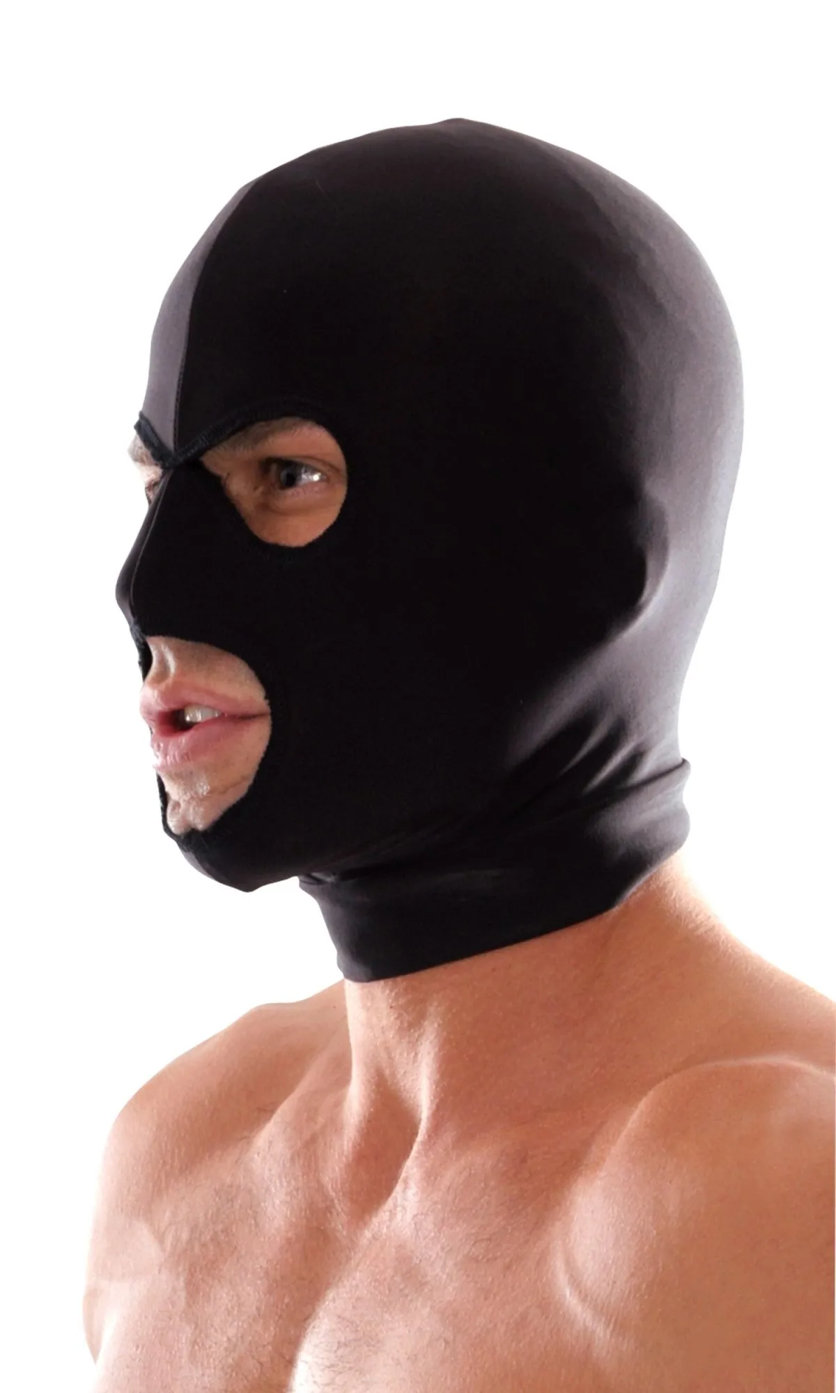 Maska Fetish Fantasy Series Spandex 3 Hole Hood Black Pipedream | 100% ORYGINAŁ| DYSKRETNA PRZESYŁKA