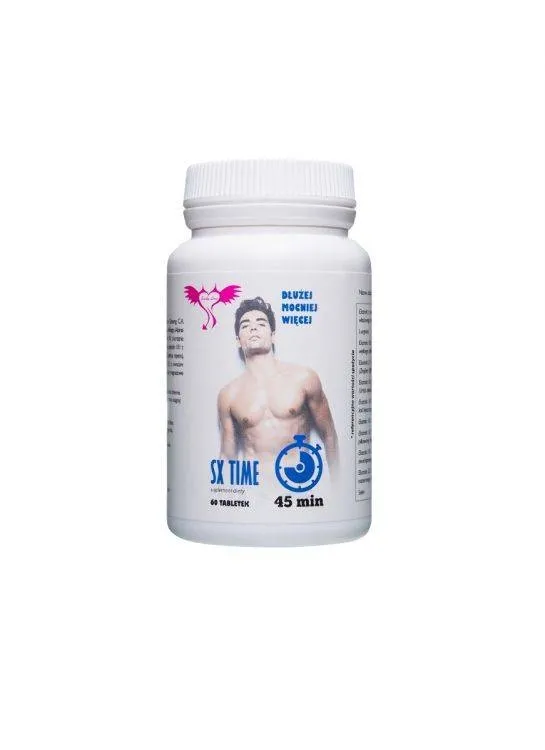 SX Time Dłużej Mocniej Więcej - Przedłużenie Stosunku 60tab. | 100% ORYGINAŁ| DYSKRETNA PRZESYŁKA