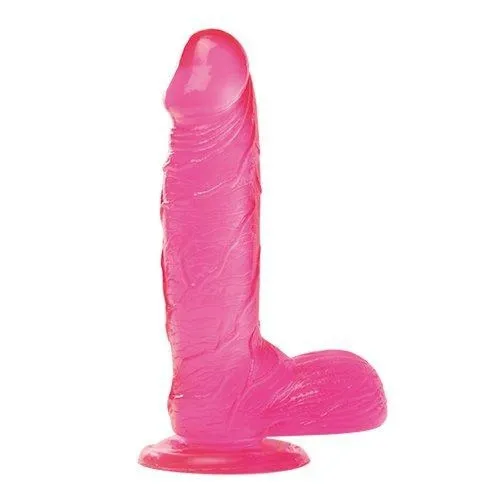 Dildo Żelowe Prawdziwa Rozkosz 19cm Różowy | 100% ORYGINAŁ| DYSKRETNA PRZESYŁKA