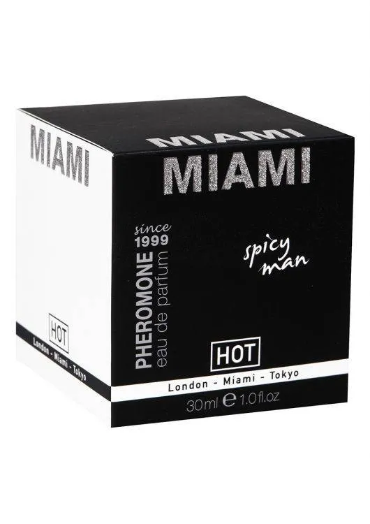 Feromony Pheromone Perfume MIAMI spicy man 30ml HOT | 100% ORYGINAŁ| DYSKRETNA PRZESYŁKA