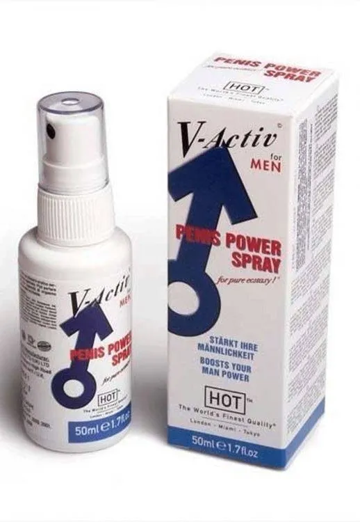 V-Activ Penis Power Spray Więcej Przyjemności z Seksu 50ml | 100% ORYGINAŁ| DYSKRETNA PRZESYŁKA