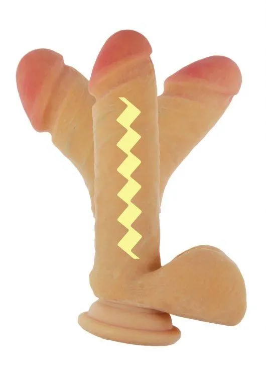 Realistyczne Dildo z Przyssawką Morfeusz Elastyczne 20cm | 100% ORYGINAŁ| DYSKRETNA PRZESYŁKA