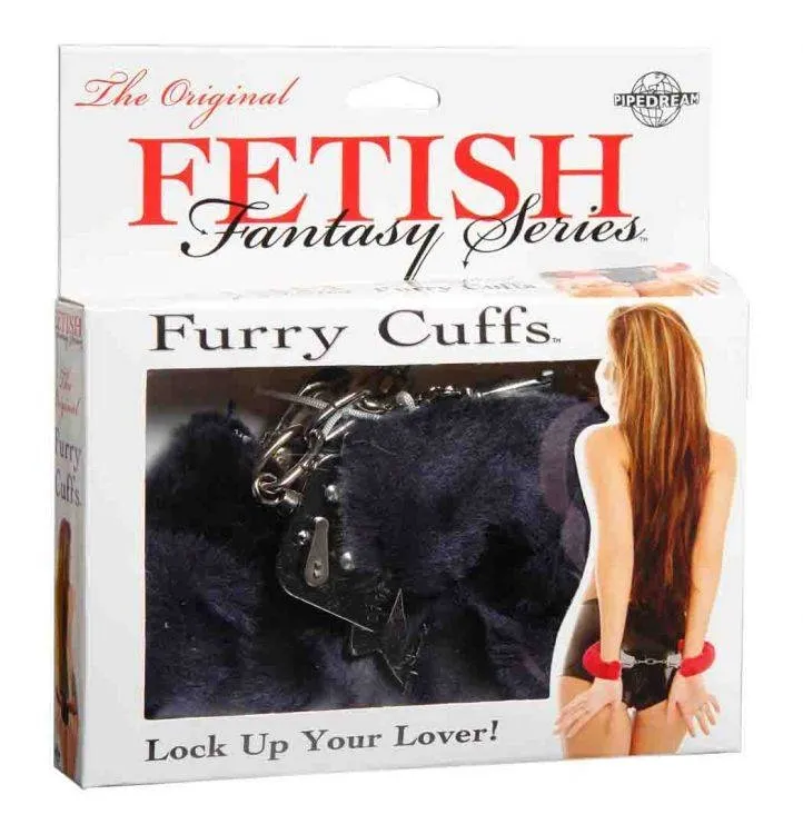 Kajdanki Fetish Fantasy Series Original Furry Cuffs Pipedream | 100% ORYGINAŁ| DYSKRETNA PRZESYŁKA