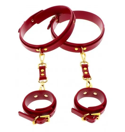 Kajdanki Na Ręce I Uda Wrist To Thigh Cuff Set Taboom | 100% ORYGINAŁ| DYSKRETNA PRZESYŁKA