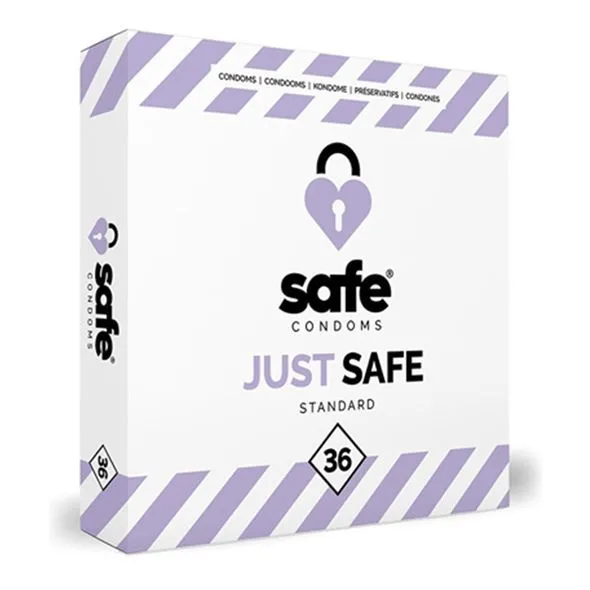 Prezerwatywy SAFE - Condoms Standardowe  (1 op./ 36szt.) | 100% ORYGINAŁ| DYSKRETNA PRZESYŁKA