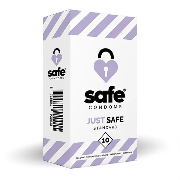 Prezerwatywy SAFE - Condoms Standardowe  (1 op./ 10szt.) | 100% ORYGINAŁ| DYSKRETNA PRZESYŁKA