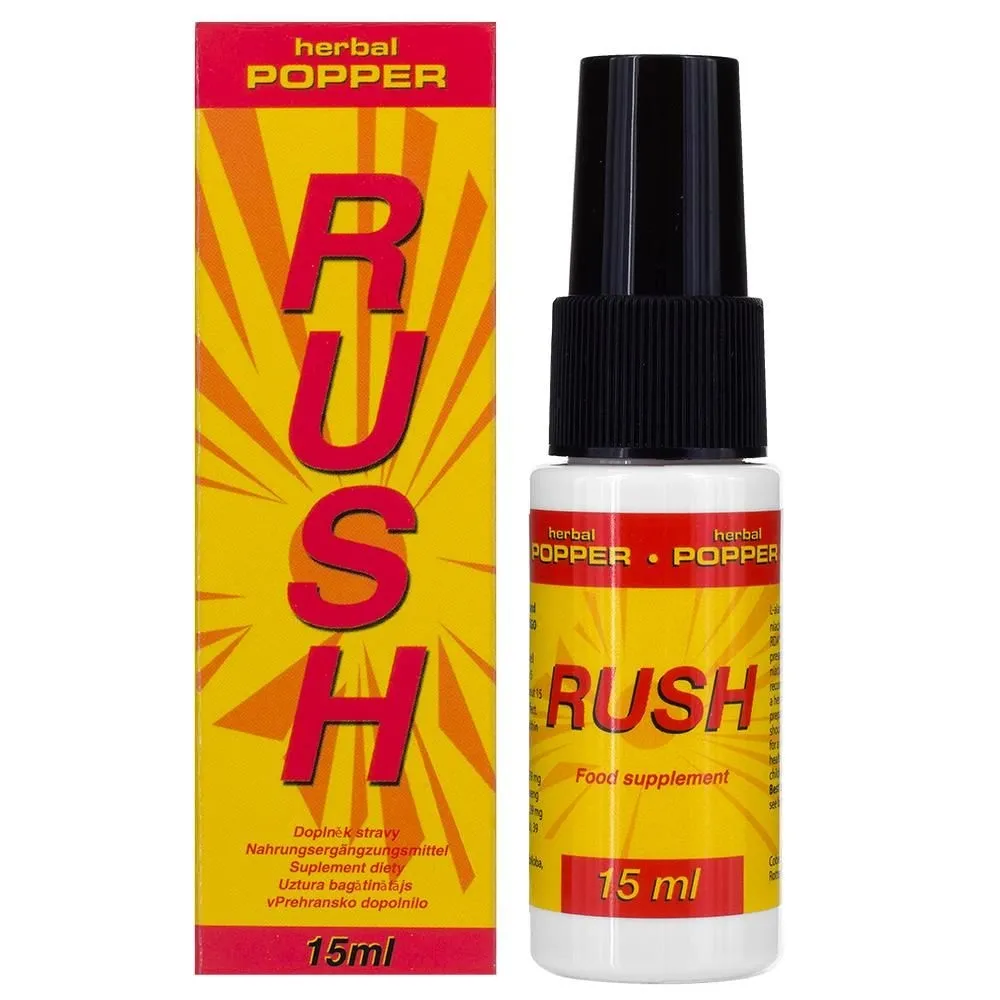 Krople Rush Herbal - Ziołowy Popper 15ml | 100% ORYGINAŁ| DYSKRETNA PRZESYŁKA