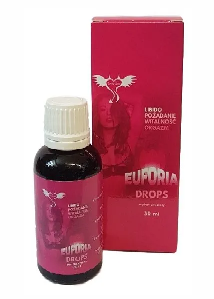 Kropelki na Pobudzenie Seksualne Euforia Drops 30ml | 100% ORYGINAŁ| DYSKRETNA PRZESYŁKA