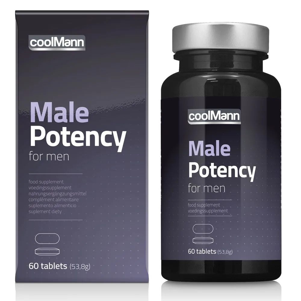 Tabletki na Potencję CoolMann Male Potency Tabs 60tab. | 100% ORYGINAŁ| DYSKRETNA PRZESYŁKA