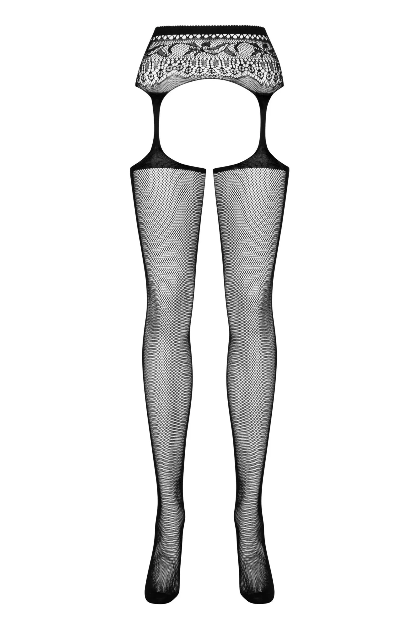 Pończochy Garter Stockings S307 Black S/M/L Obsessive | 100% ORYGINAŁ| DYSKRETNA PRZESYŁKA