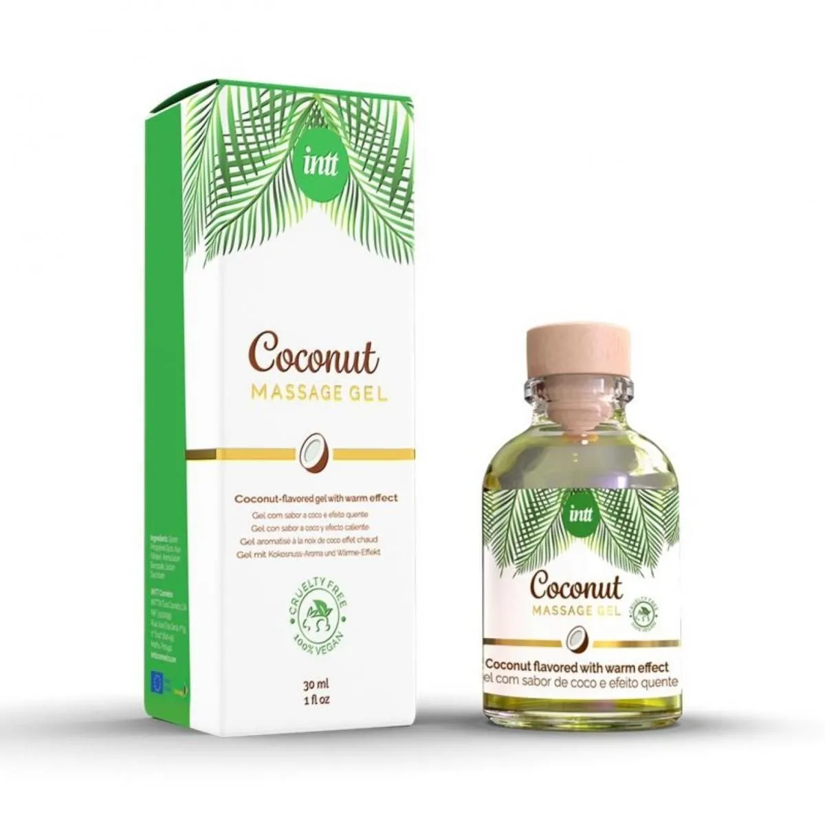 Żel Do Masażu Massage Gel Coconut Vegan 30 Ml intt | 100% ORYGINAŁ| DYSKRETNA PRZESYŁKA