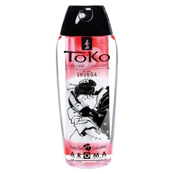 Jadalny Lubrykant O Smaku Wiśniowym Toko Aroma Personal Lubricant Blazing Cherry 165Ml Shunga | 100% ORYGINAŁ| DYSKRETNA PRZESYŁKA