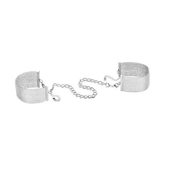 Kajdanki Desir Metallique Mesh Silver Handcuffs Bijoux Indiscrets | 100% ORYGINAŁ| DYSKRETNA PRZESYŁKA