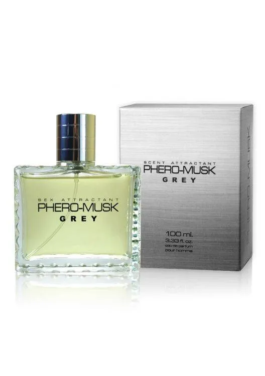 Perfumy Z Feromonami Męskimi Phero-Musk Grey 100 Ml Aurora | 100% ORYGINAŁ| DYSKRETNA PRZESYŁKA