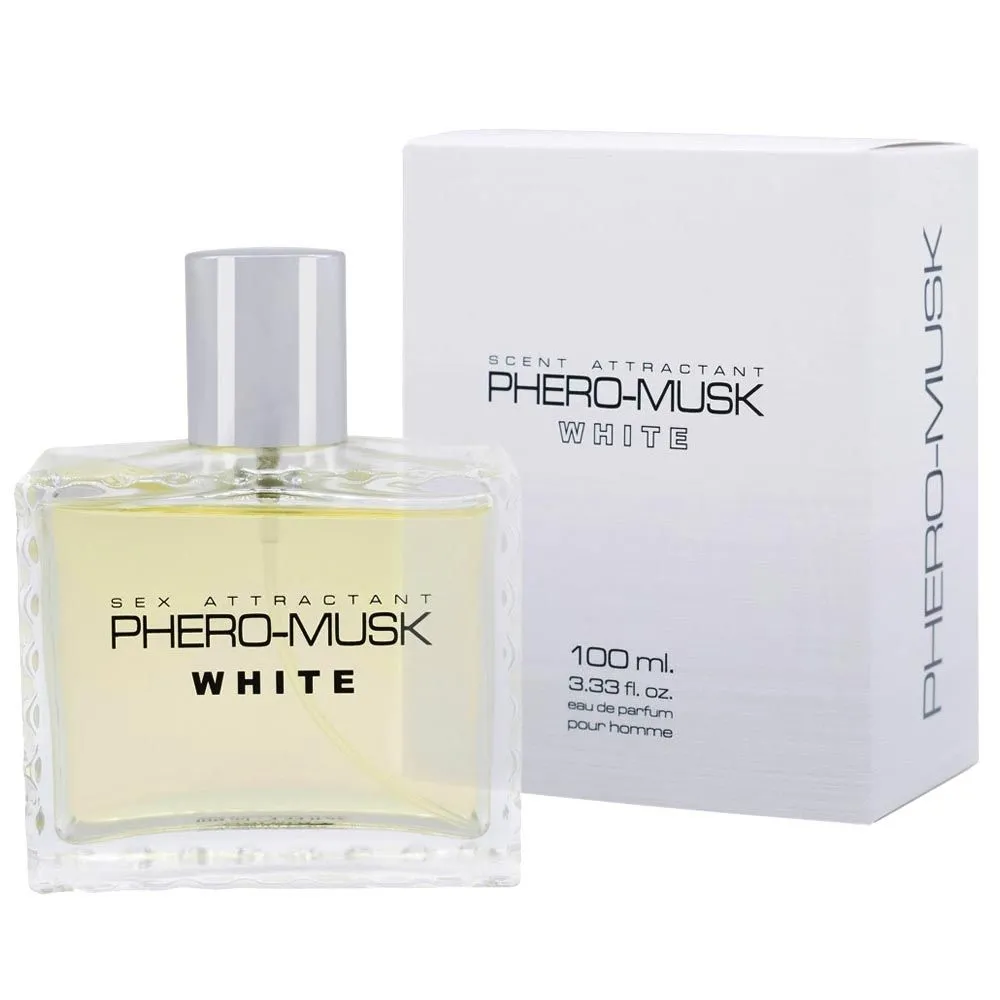 Perfumy Z Feromonami dla mężczyzn Phero-Musk White For Men 100Ml Aurora | 100% ORYGINAŁ| DYSKRETNA PRZESYŁKA
