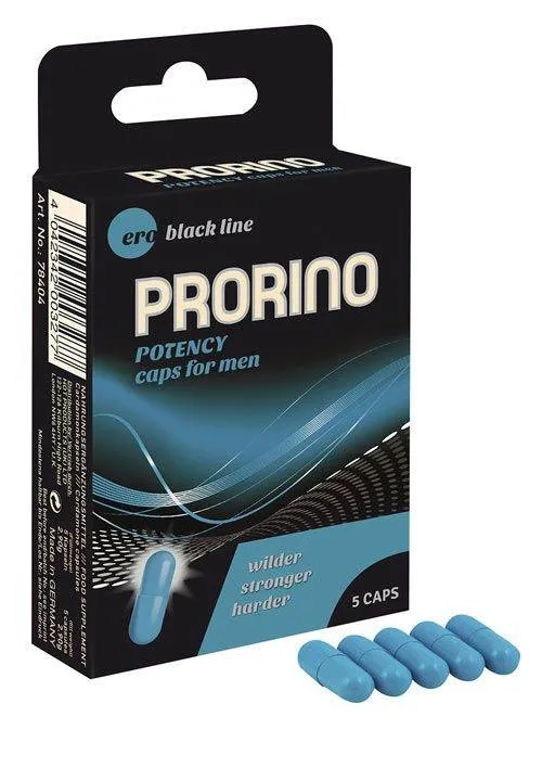 Prorino Men - Większa Potencja i Erekcja 5 caps | 100% ORYGINAŁ| DYSKRETNA PRZESYŁKA