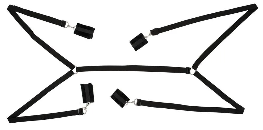 Zestaw Kajdanek do Krępowania do Łóżka | 100% ORYGINAŁ| DYSKRETNA PRZESYŁKA