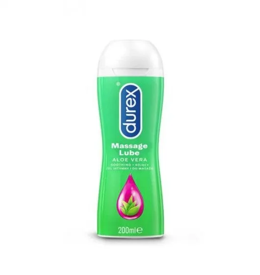 Kojący Żel Intymny I Do Masażu 2W1 Aloe Vera 200Ml Durex | 100% ORYGINAŁ| DYSKRETNA PRZESYŁKA