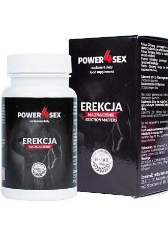 Power4sex Mocna Erekcja 60 caps | 100% ORYGINAŁ| DYSKRETNA PRZESYŁKA