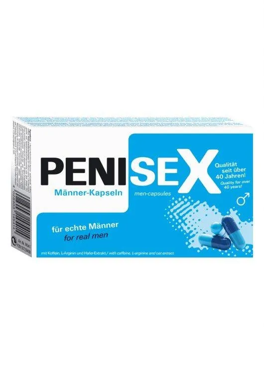 Kapsułki na Erekcję PENISEX - Men Capsules 40 caps. | 100% ORYGINAŁ| DYSKRETNA PRZESYŁKA