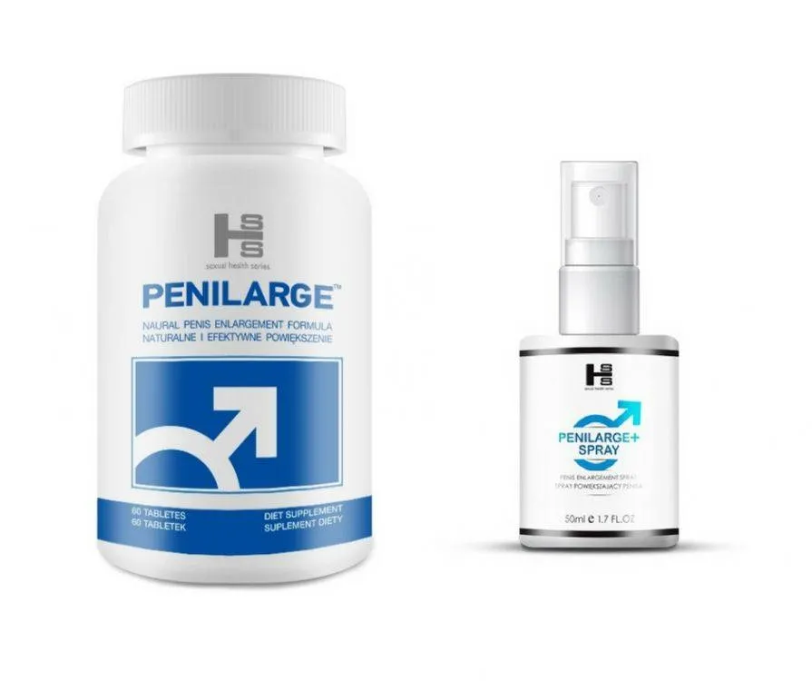 Zestaw na Powiększanie Penisa Penilarge 60tab + Spary 50ml | 100% ORYGINAŁ| DYSKRETNA PRZESYŁKA