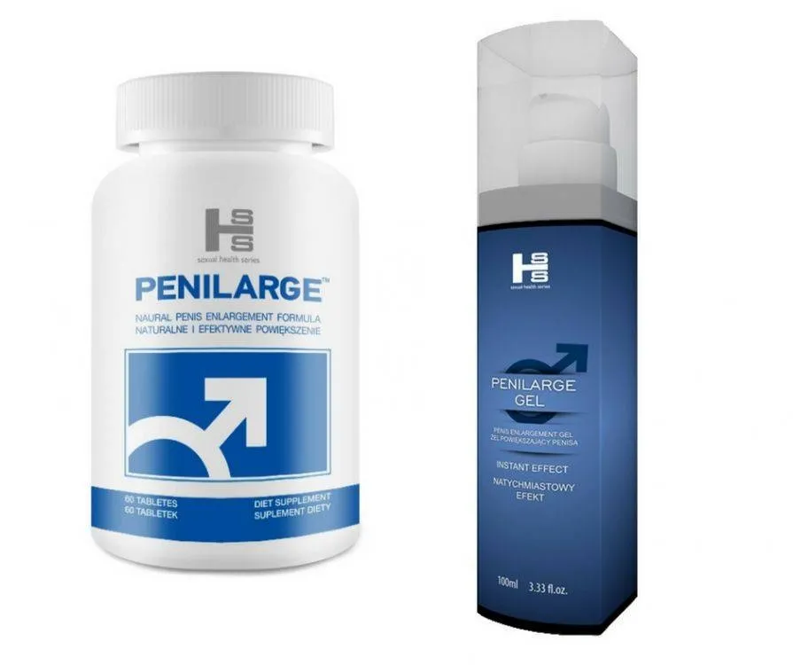 Zestaw na Powiększanie Penisa Penilarge 60tab + Żel 100ml | 100% ORYGINAŁ| DYSKRETNA PRZESYŁKA