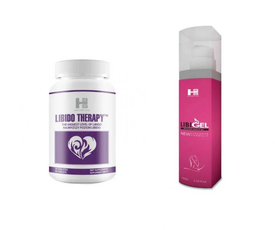 Mega Zestaw Libido Therapy 30 tab. + LibiGel 100ml | 100% ORYGINAŁ| DYSKRETNA PRZESYŁKA