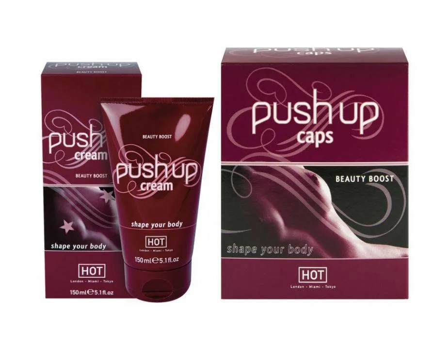 Mega Zestaw na Powiększenie Piersi PUSH UP! 90tab + Krem150ml | 100% ORYGINAŁ| DYSKRETNA PRZESYŁKA