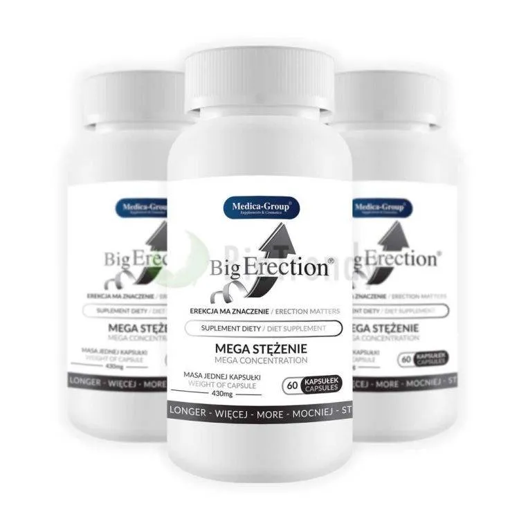 MEGA ZESTAW 2+1 Gratis BigErection 180 tab. | 100% ORYGINAŁ| DYSKRETNA PRZESYŁKA