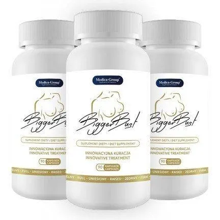 MEGA ZESTAW 2+1 Gratis Bigger Bust 180 tab. | 100% ORYGINAŁ| DYSKRETNA PRZESYŁKA
