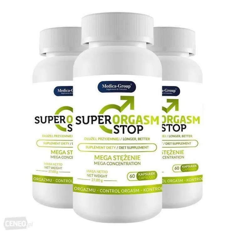 MEGA ZESTAW 2+1 Gratis Super Orgasm Stop 180 caps. | 100% ORYGINAŁ| DYSKRETNA PRZESYŁKA