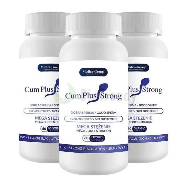 MEGA ZESTAW 2+1 Gratis Cum Plus Strong 180 caps. | 100% ORYGINAŁ| DYSKRETNA PRZESYŁKA