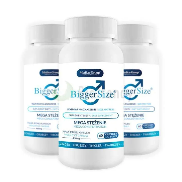 MEGA ZESTAW 2+1 Bigger Size 180 caps. | 100% ORYGINAŁ| DYSKRETNA PRZESYŁKA