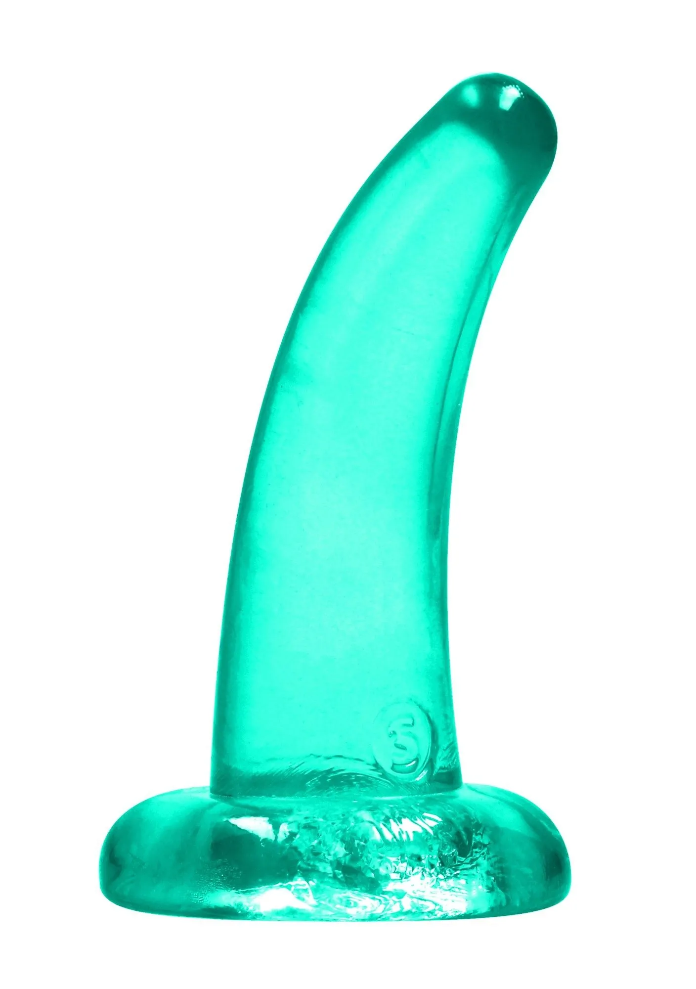 Małe Dildo z Przyssawką Crystal Clear Realrock 11,5 cm Zielony | 100% ORYGINAŁ| DYSKRETNA PRZESYŁKA