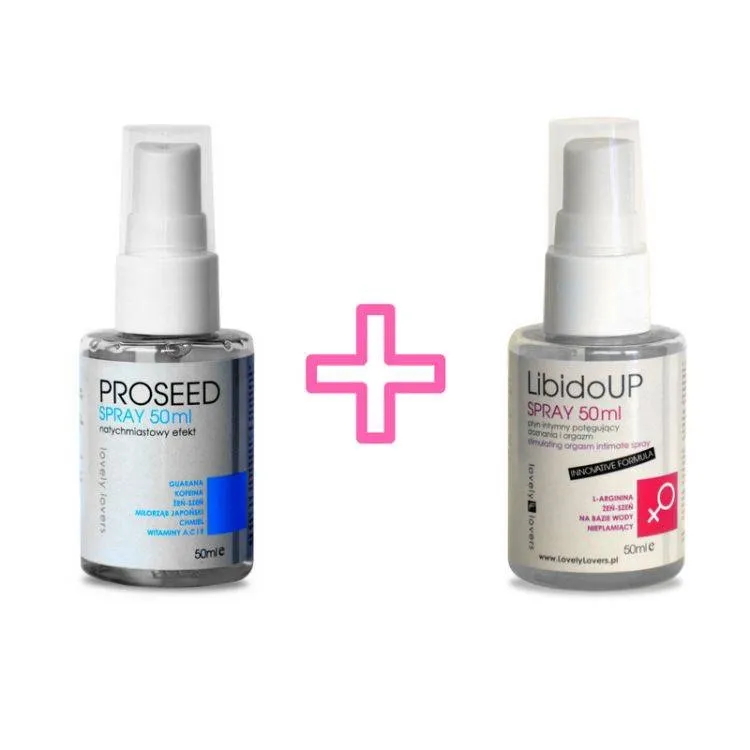 Zestaw dla Dwojga Spray PROSEED 50ml + Spray LibidoUp 50ml | 100% ORYGINAŁ| DYSKRETNA PRZESYŁKA